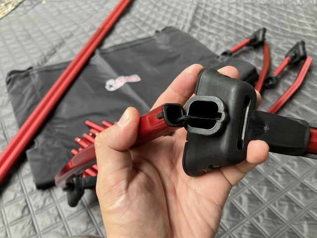 alpidex ウルトラライト2wayコット レッグフレームの差込口