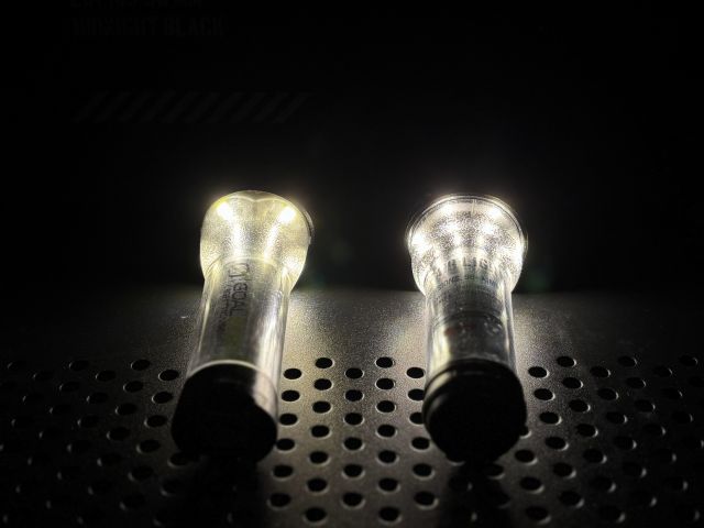 AIR LIGHTとゴールゼロの点灯しているLEDの数を確認