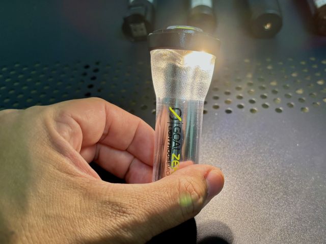 ゴールゼロを半分で点灯させた状態