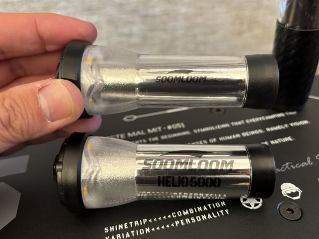 Soomloom HELIO5000の胴体の形状はくびれておらず、テーパになっている。